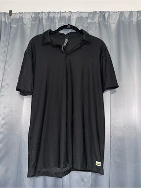 Vuori Black Short Sleeve Polo Shirt